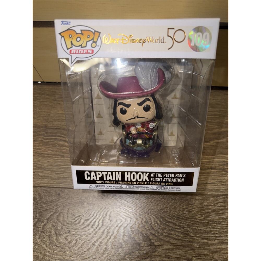 Funko POP! Ride: Walt Disney World 50th Anniversary - Captain Hook on Peter Pan